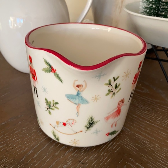NEW!! Christmas Holiday Ceramic Nutcracker Ballet  Ballerina Measuring Cup - Picture 2 of 6